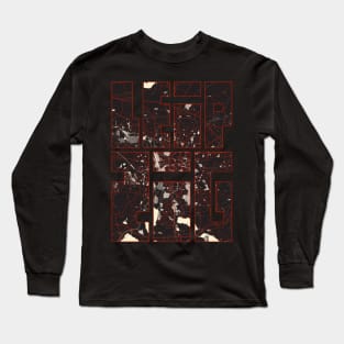 Leipzig, Germany City Map Typography - Vector Long Sleeve T-Shirt